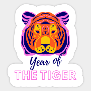 Year of the tiger Sticker